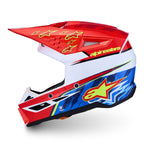 Alpinestars Youth S-M3 FALCON MX Helmet (Red Fluo/White/Yellow Fluo)
