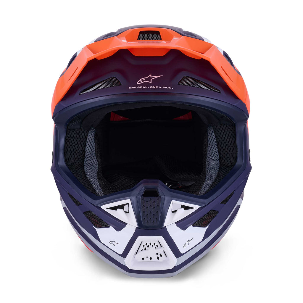 Alpinestars S-M7 CORE MX | Enduro Helmet (Orange/Blue Matt)