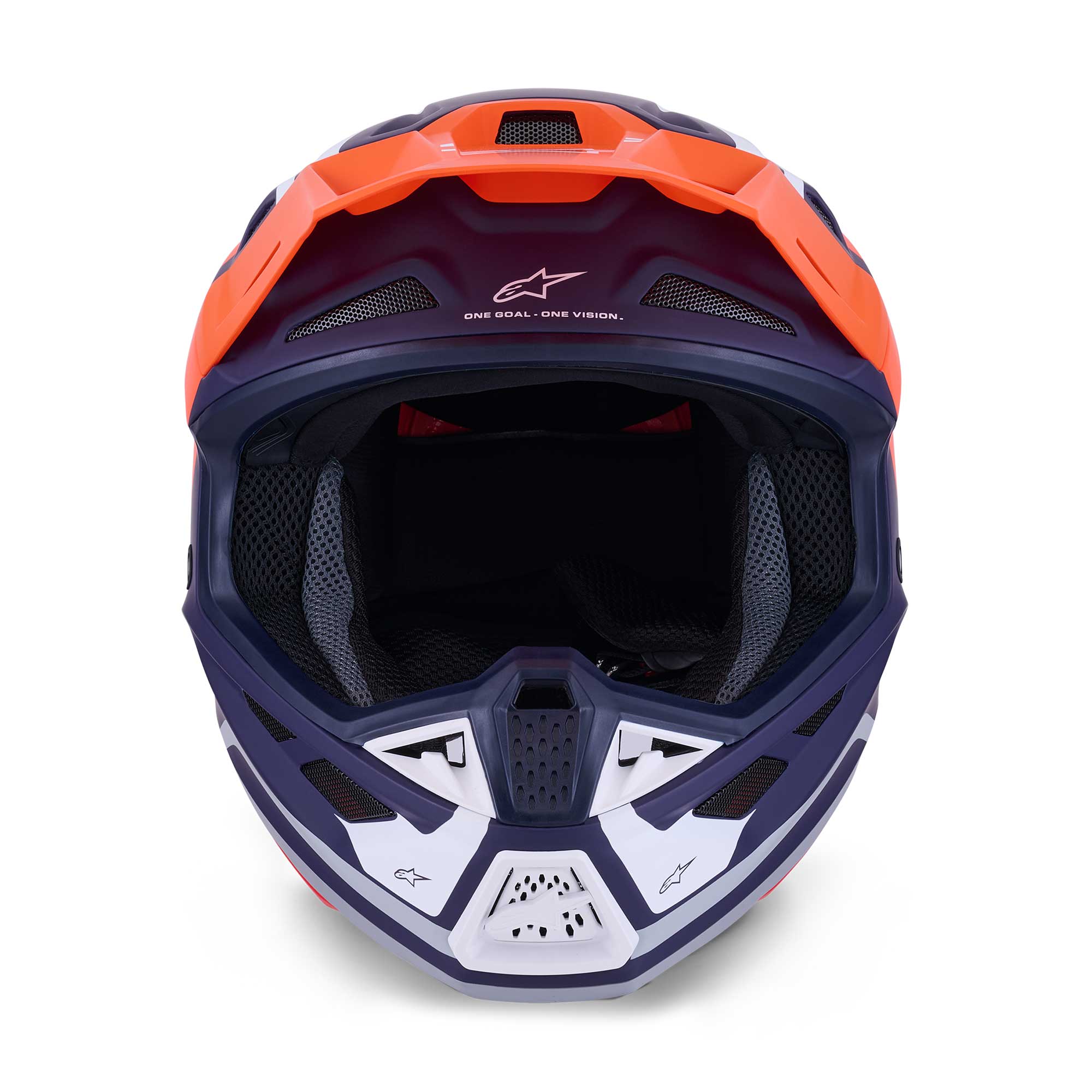 Alpinestars S-M7 CORE MX | Enduro Helmet (Orange/Blue Matt)