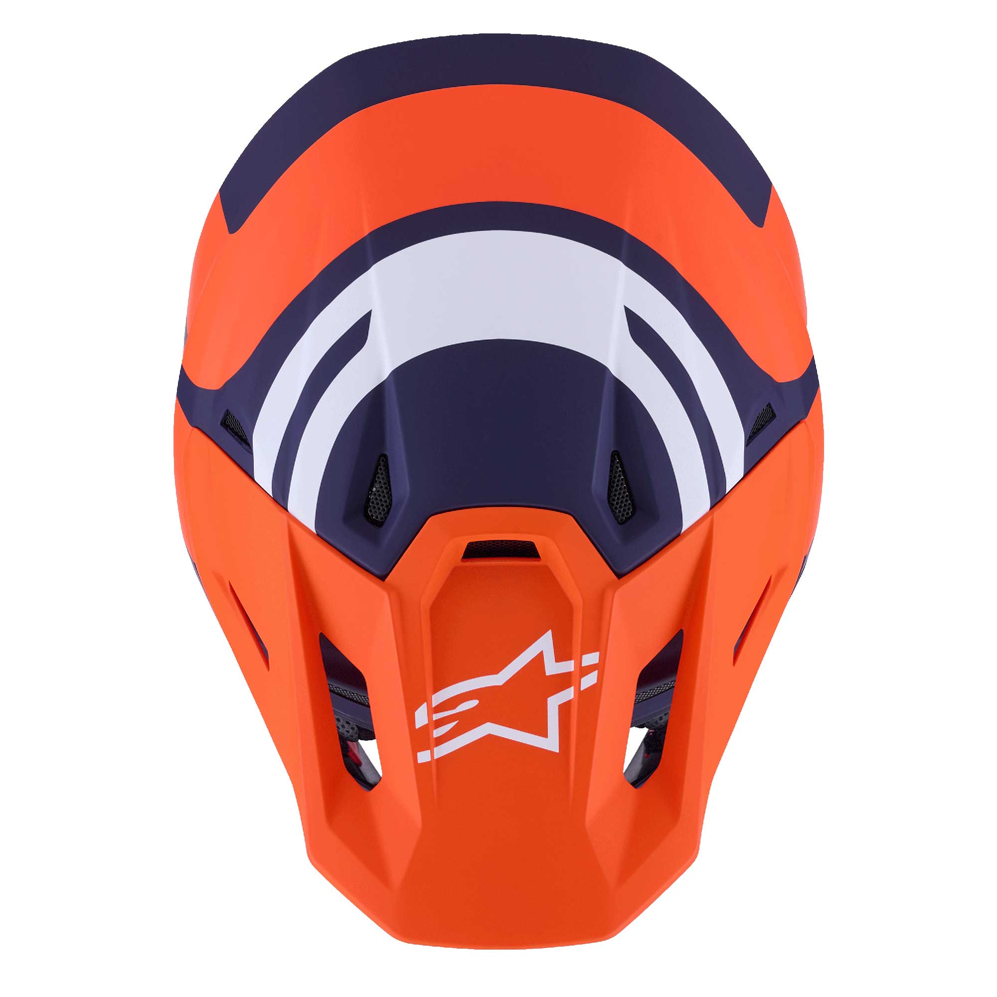 Alpinestars S-M7 CORE MX | Enduro Helmet (Orange/Blue Matt)