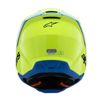 Alpinestars Youth S-M3 Radium Helmet (Yellow Fluo/Black/Blue Gloss)