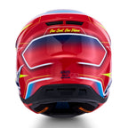 Alpinestars S-M7 CAST MX | Enduro Helmet (Red/Yellow Fluo/Blue)