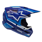 Alpinestars S-M3 Yamaha MX Helmet (Blue/White Gloss)