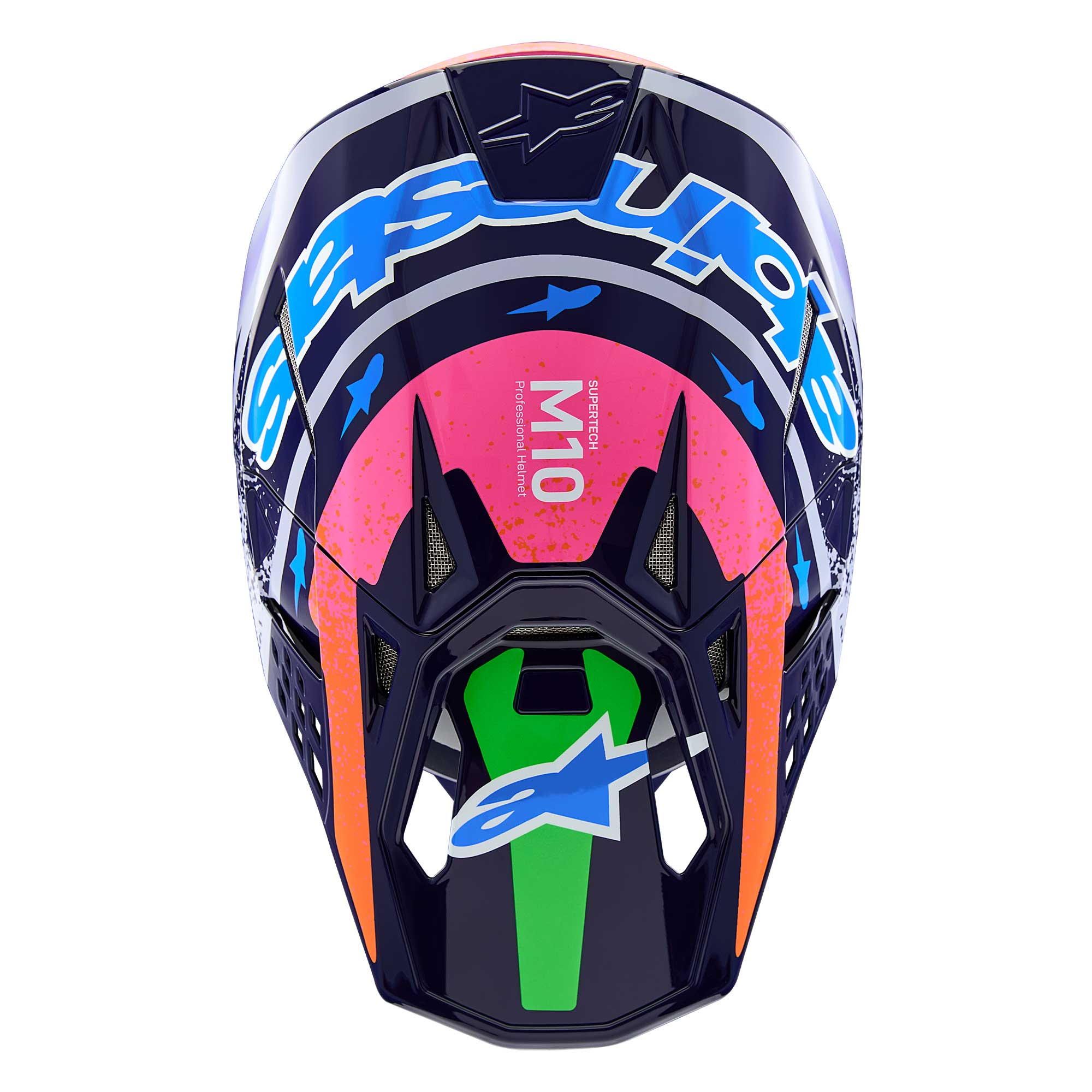 Alpinestars (Limited Edition) S-M10 MX Helmet - RECORDS (Multi)