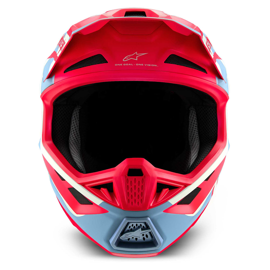 Alpinestars (Limited Edition) MX | Enduro Helmet - S-M7 BEAST (Light Grey/Hot Orange Matt)