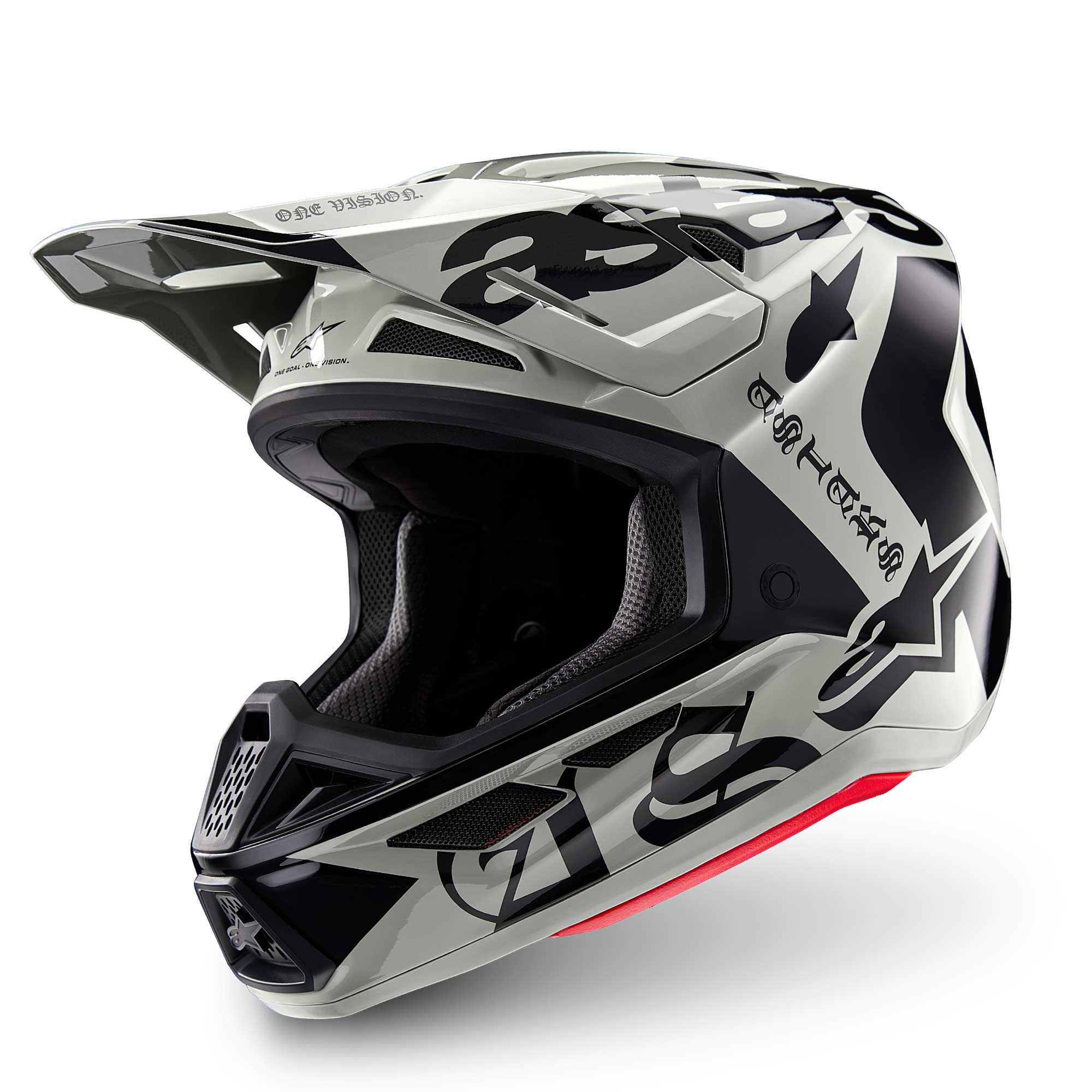 Alpinestars (Limited Edition) MX | Enduro Helmet - S-M7 WOLF DUST (Dune Black Gloss)
