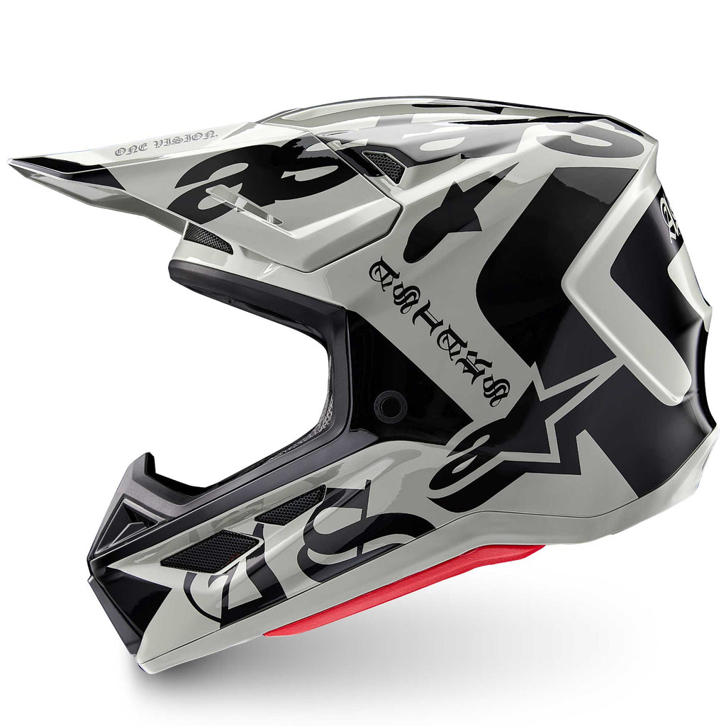 Alpinestars (Limited Edition) MX | Enduro Helmet - S-M7 WOLF DUST (Dune Black Gloss)