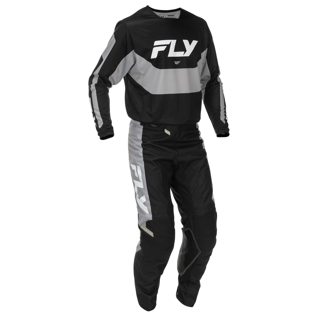 FLY MX Jersey & Pant Kit Deal - Kinetic (Black/Grey) L/32"