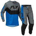 FLY MX Jersey & Pant Kit Deal - Kinetic (Blue/Grey/Black) L/32"