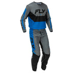 FLY MX Jersey & Pant Kit Deal - Kinetic (Blue/Grey/Black) L/32"