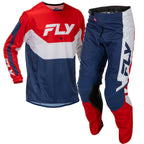 FLY MX Jersey & Pant Kit Deal - Kinetic (Red/White/Blue) L/32"