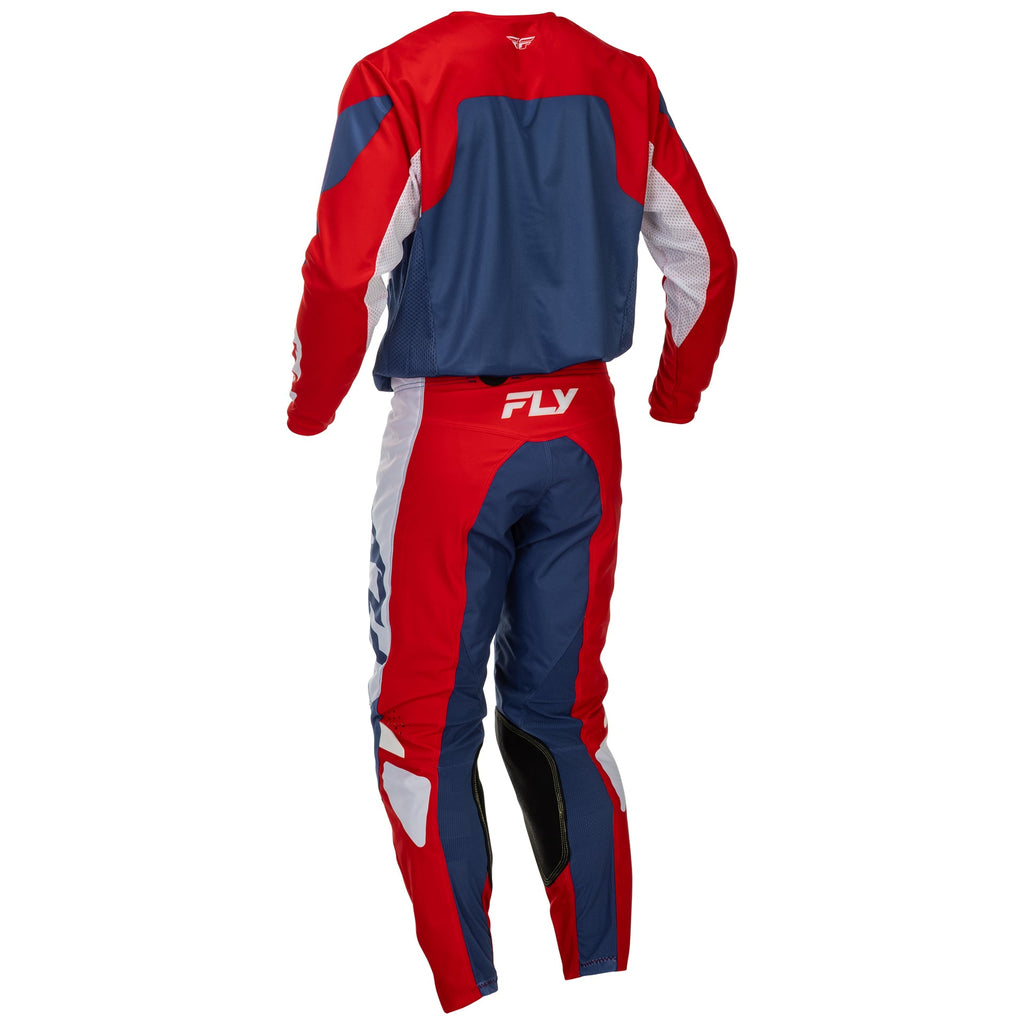 FLY MX Jersey & Pant Kit Deal - Kinetic (Red/White/Blue) L/32"