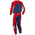 FLY MX Jersey & Pant Kit Deal - Kinetic (Red/White/Blue) L/32"