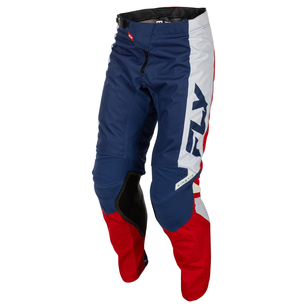 FLY MX Jersey & Pant Kit Deal - Kinetic (Red/White/Blue) L/32"