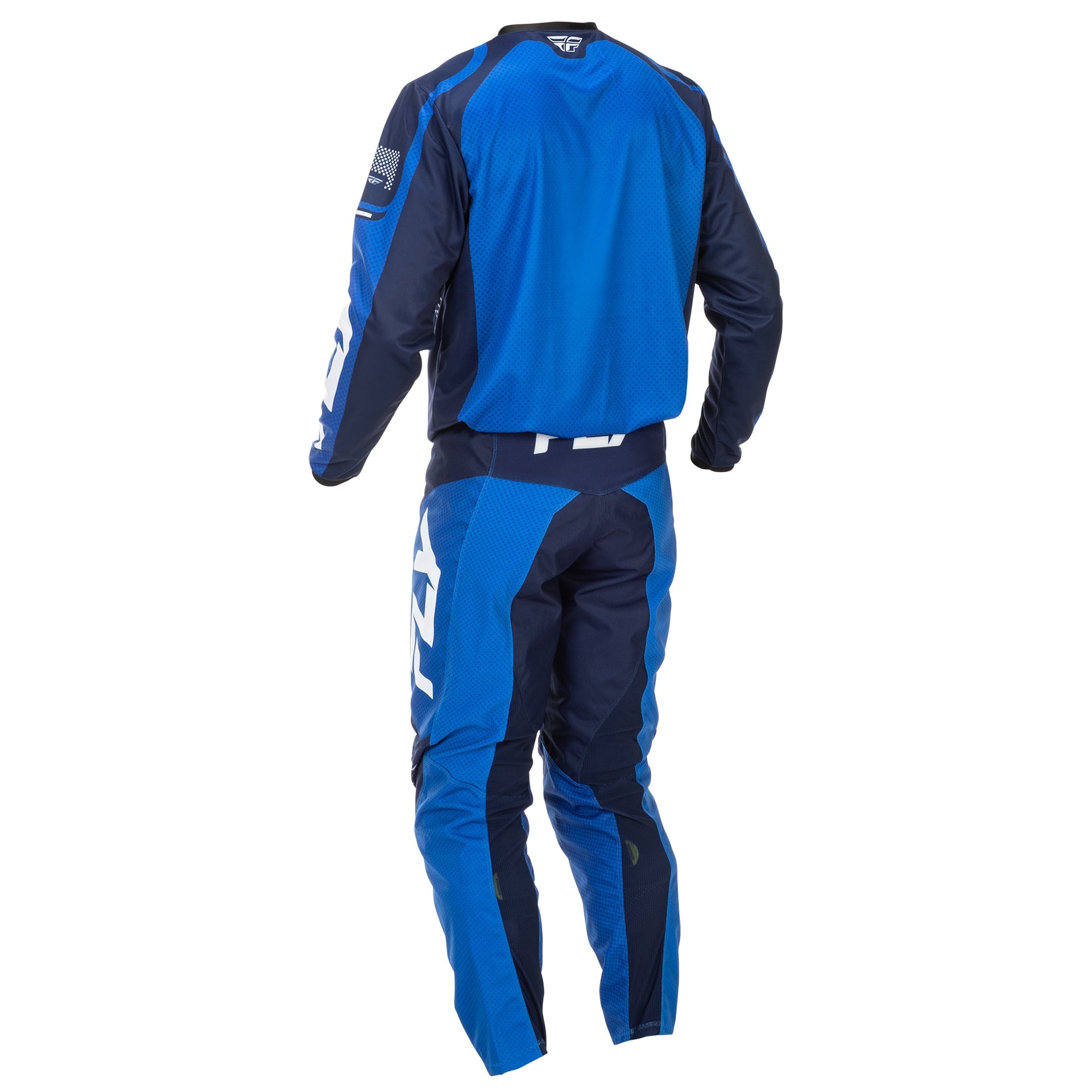FLY MX Jersey & Pant Kit Deal - F-16 (Blue/Dark Blue/White) L/32"
