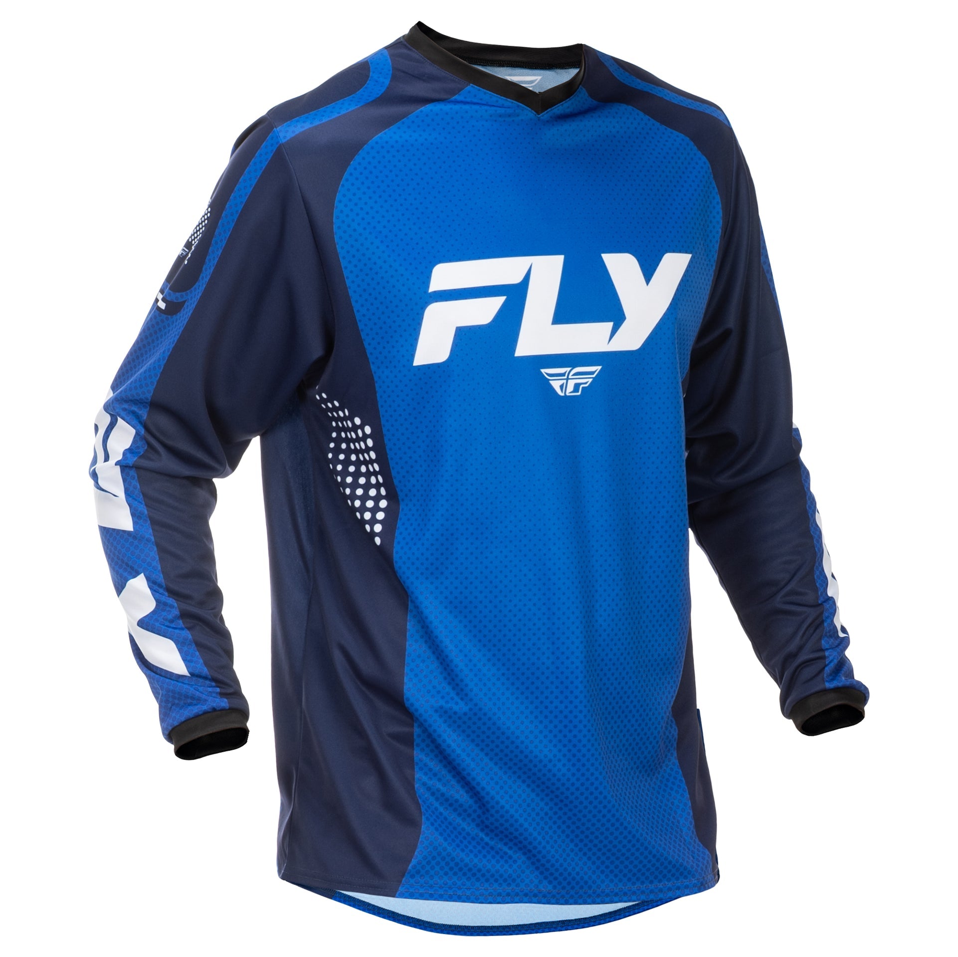 FLY MX Jersey & Pant Kit Deal - F-16 (Blue/Dark Blue/White) L/32"