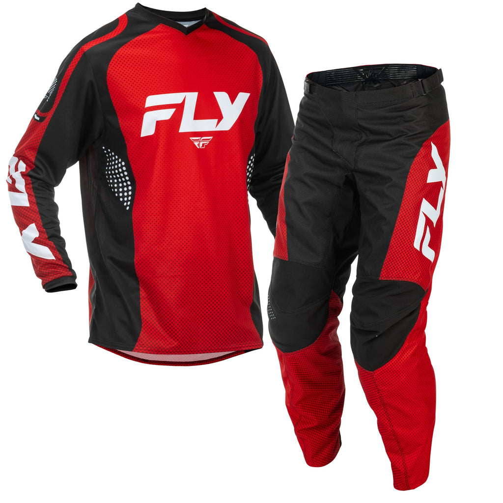 FLY MX Jersey & Pant Kit Deal - F-16 (Red/Black/White) L/32"