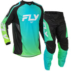 FLY MX Jersey & Pant Kit Deal - F-16 (Aqua/Black/White) L/32"