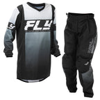 FLY Youth MX Jersey & Pant Kit Deal - F-16 (Black/White) YL/Y26"