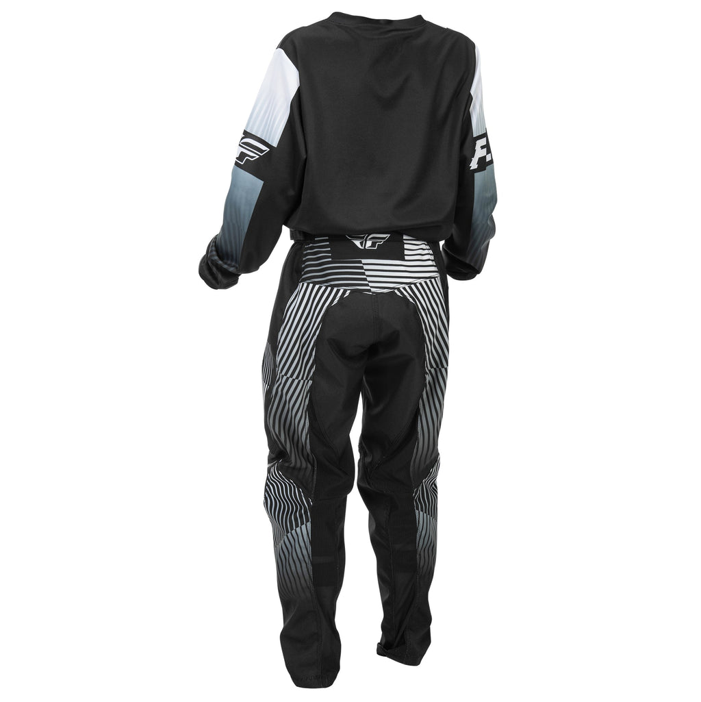 FLY Youth MX Jersey & Pant Kit Deal - F-16 (Black/White) YL/Y26"