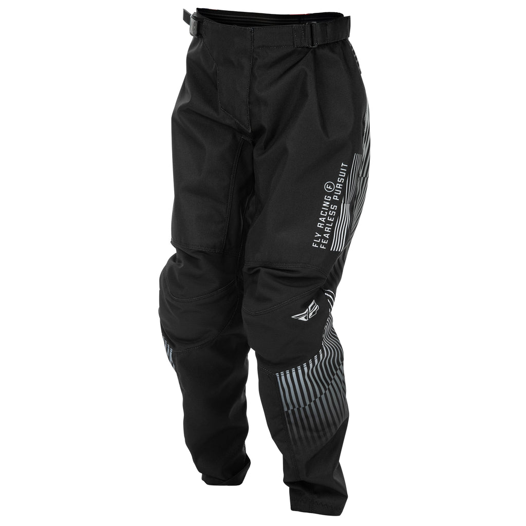 FLY Youth MX Jersey & Pant Kit Deal - F-16 (Black/White) YL/Y26"