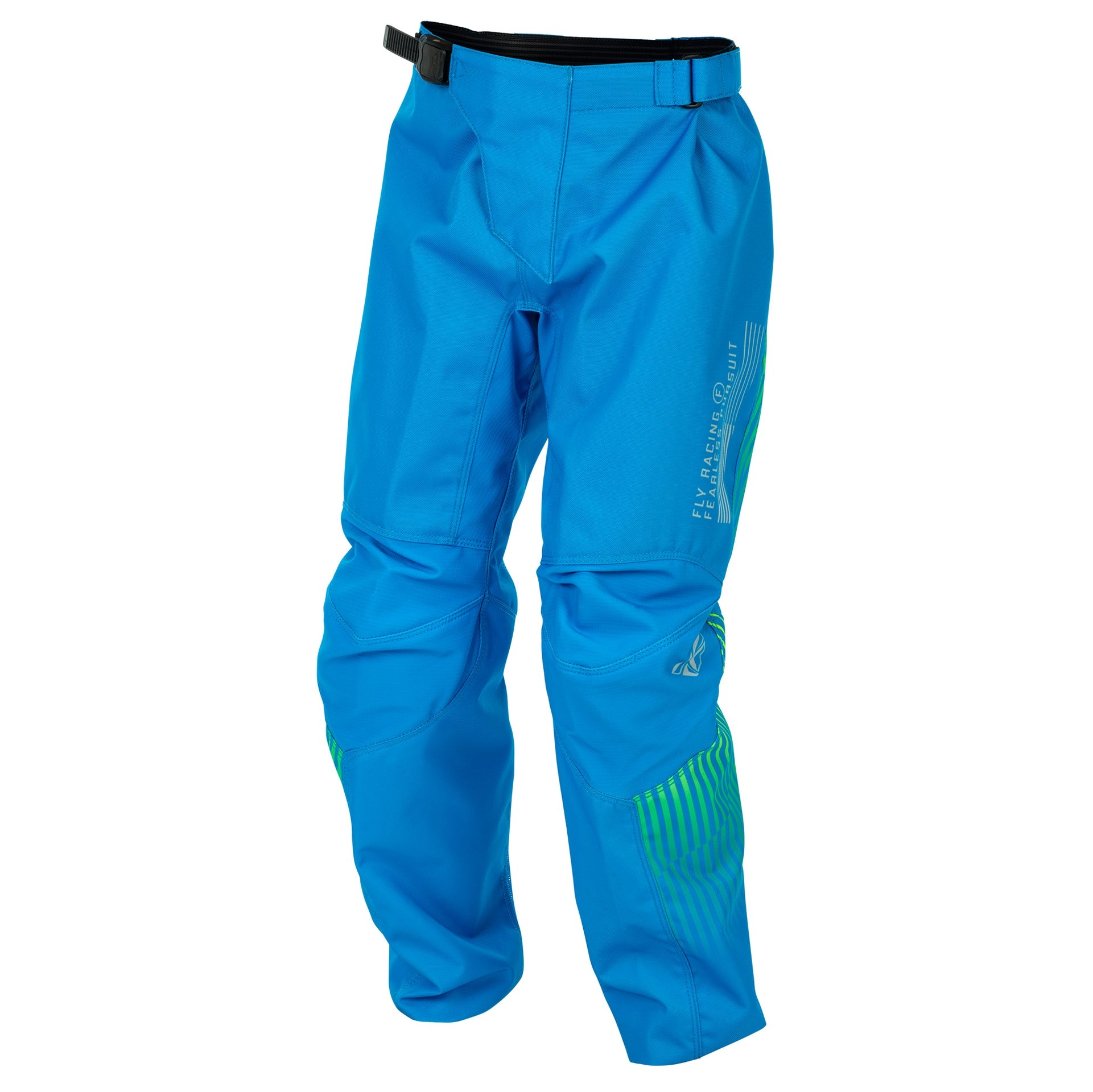 FLY Youth MX Jersey & Pant Kit Deal - F-16 (Blue/Hi-Vis) YL/Y26"