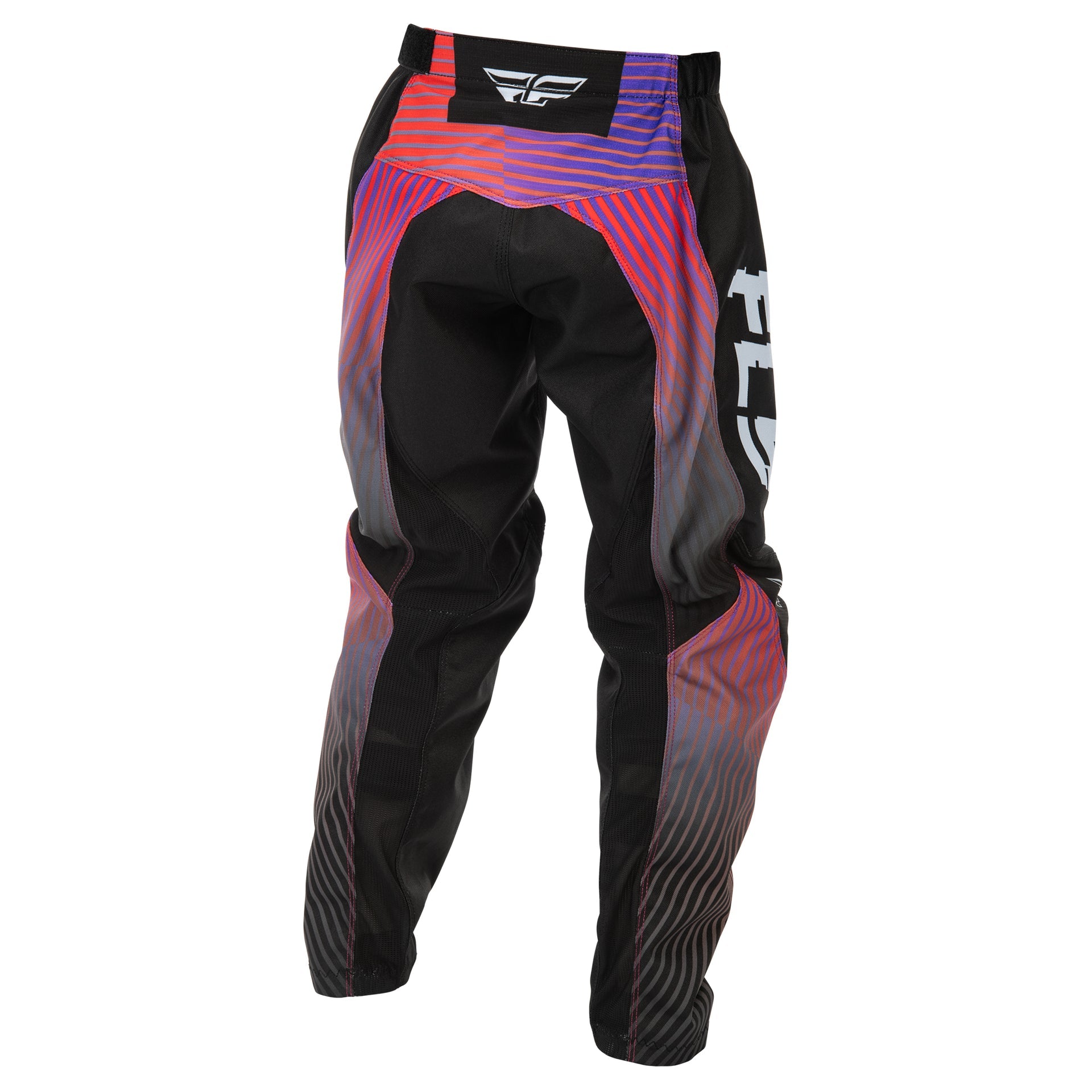 FLY Youth MX Jersey & Pant Kit Deal - F-16 (Black/Red/Purple) YL/Y26"