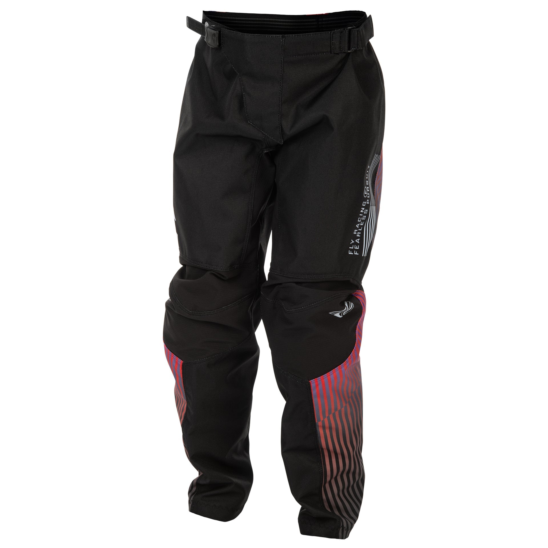 FLY Youth MX Jersey & Pant Kit Deal - F-16 (Black/Red/Purple) YL/Y26"