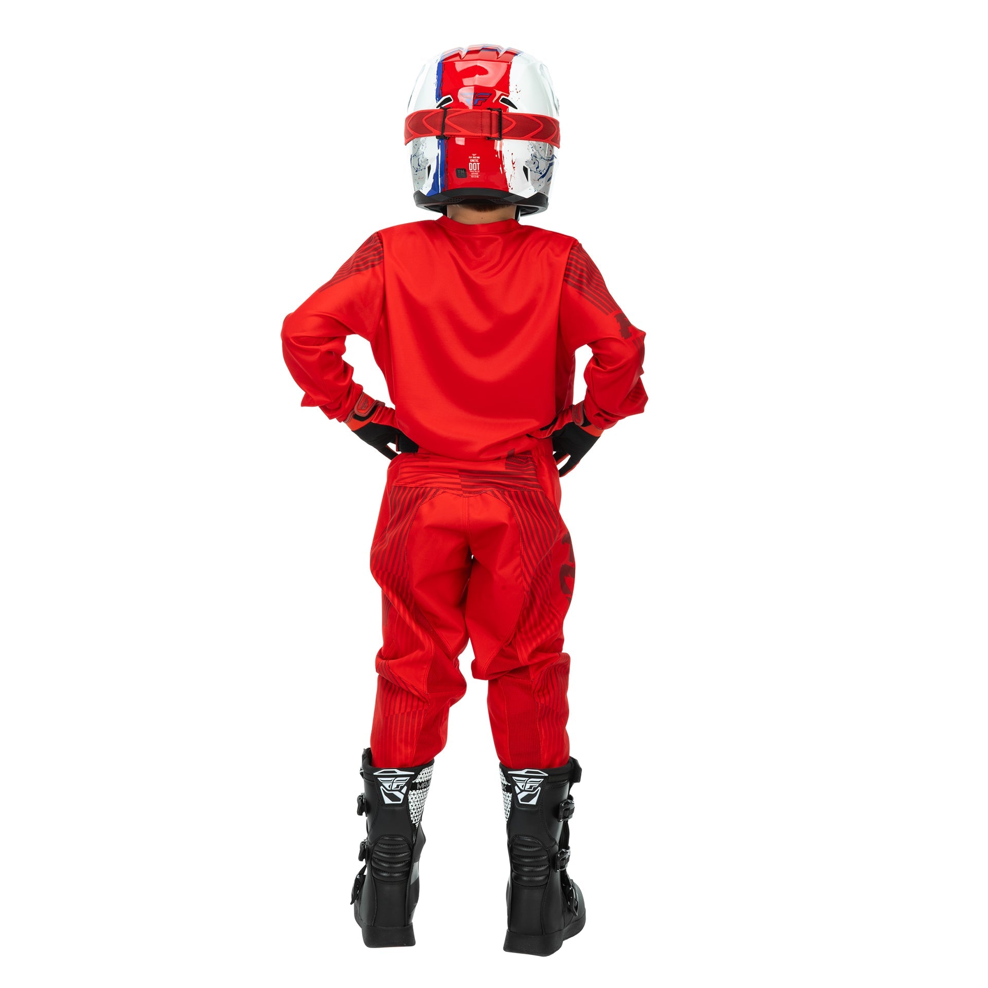 FLY Youth MX Jersey & Pant Kit Deal - F-16 (Red) YL/Y26"