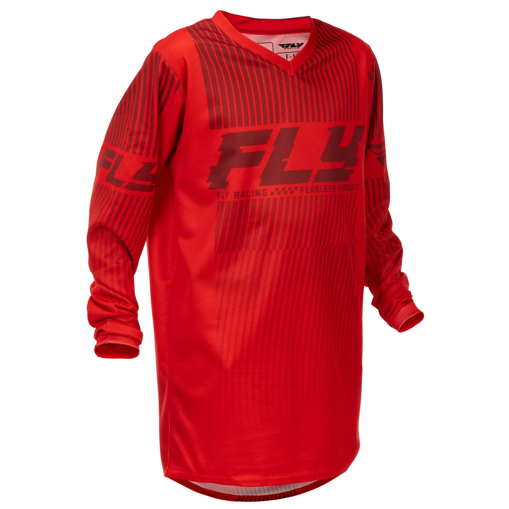 FLY Youth MX Jersey & Pant Kit Deal - F-16 (Red) YL/Y26"