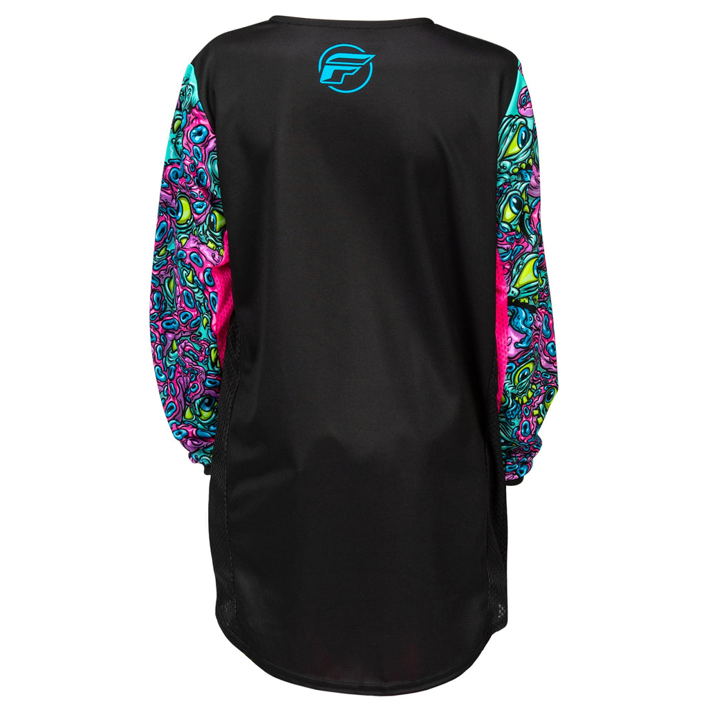 FLY Youth MX Jersey & Pant Kit Deal - Kinetic MUTANT (Black/Multi) YL/Y26"