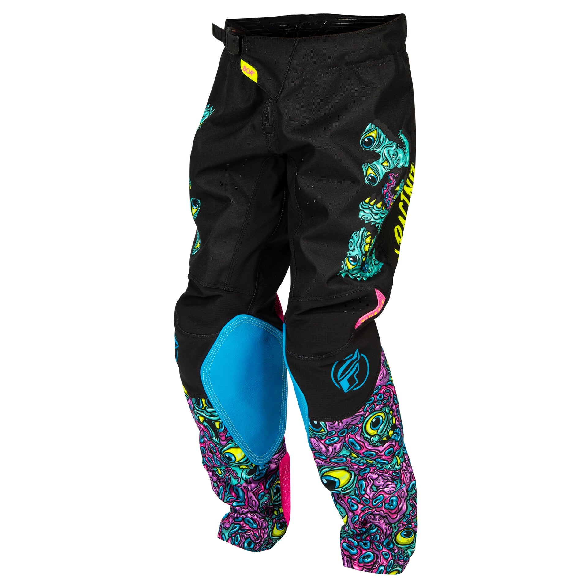 FLY Youth MX Jersey & Pant Kit Deal - Kinetic MUTANT (Black/Multi) YL/Y26"