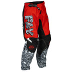 FLY Youth MX Jersey & Pant Kit Deal - Kinetic MUTANT (Red/White/Black) YL/Y26"