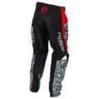 FLY Youth MX Jersey & Pant Kit Deal - Kinetic MUTANT (Red/White/Black) YL/Y26"