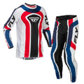 FLY Hydrogen LITE GLORY MX Jersey (Red/White/Blue) Large