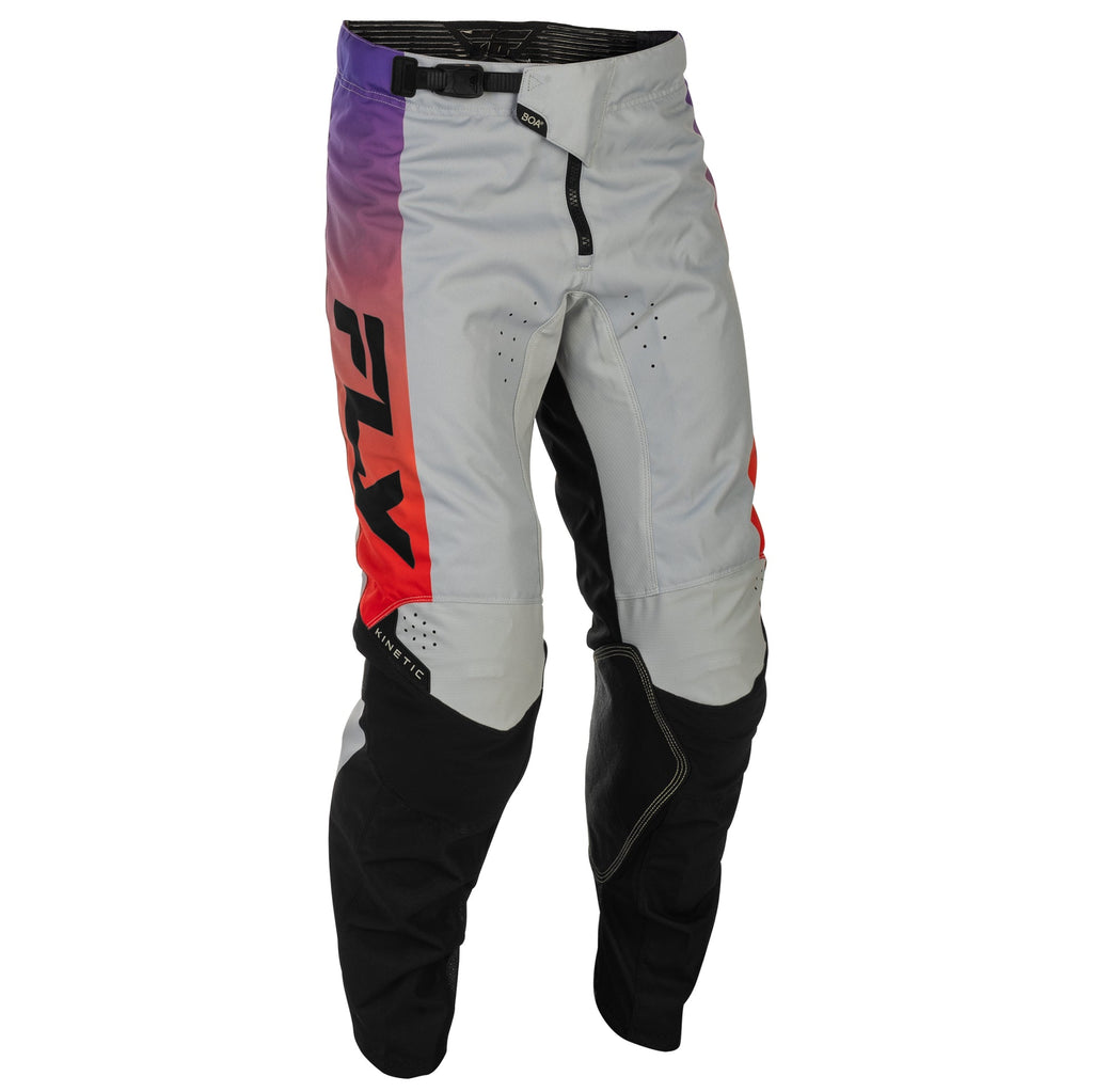 FLY MX Jersey & Pant Kit Deal - Kinetic (Grey/Black/Red) L/32"