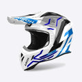Airoh (SALE) Helmet - Aviator Ace 2 - GROUND - White/Blue
