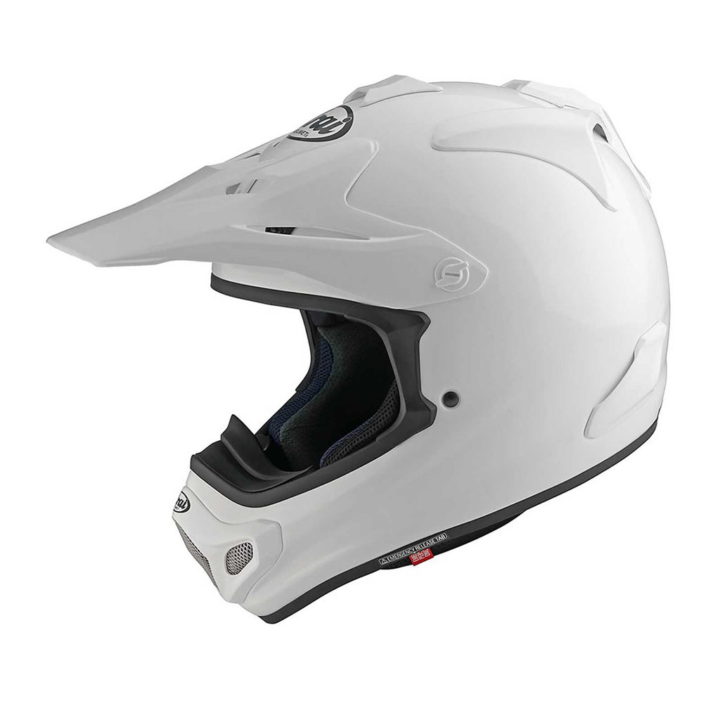 Arai Motocross | Enduro Helmet - MX-V Evo FIM 2 PLAIN (Gloss White)