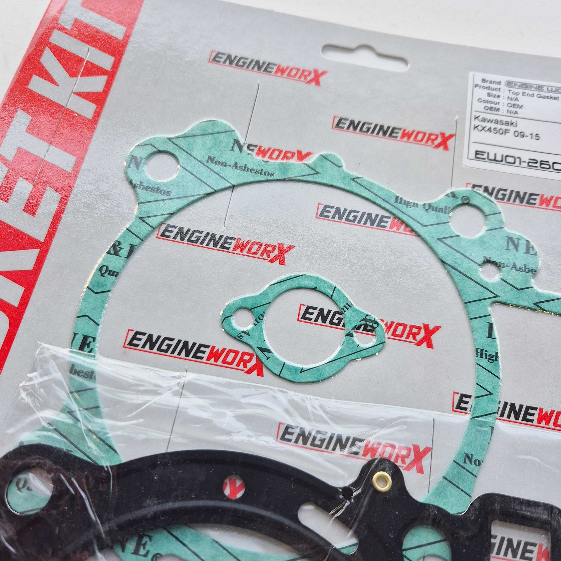 EngineWorx - Top End Gasket Kit - Kawasaki KXF450 09-15