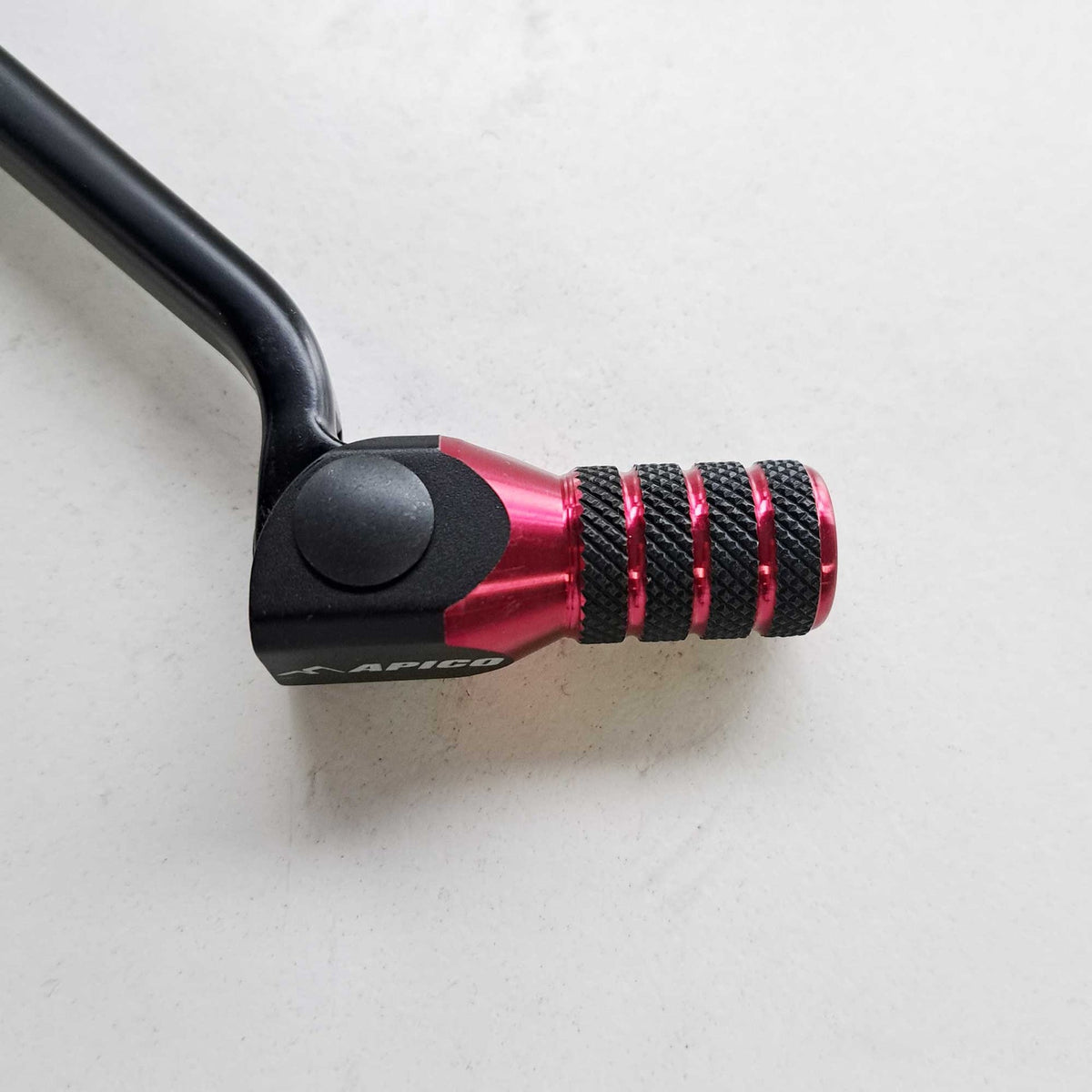 Apico Elite Gear Lever - CRF250 18-26, CRF450 17-26, CRF450X 19-26, CRF250RX 19-26, CRF450RX 17-26, CRF450L 19-20, CRF450RL 21-26 (Black/Red)