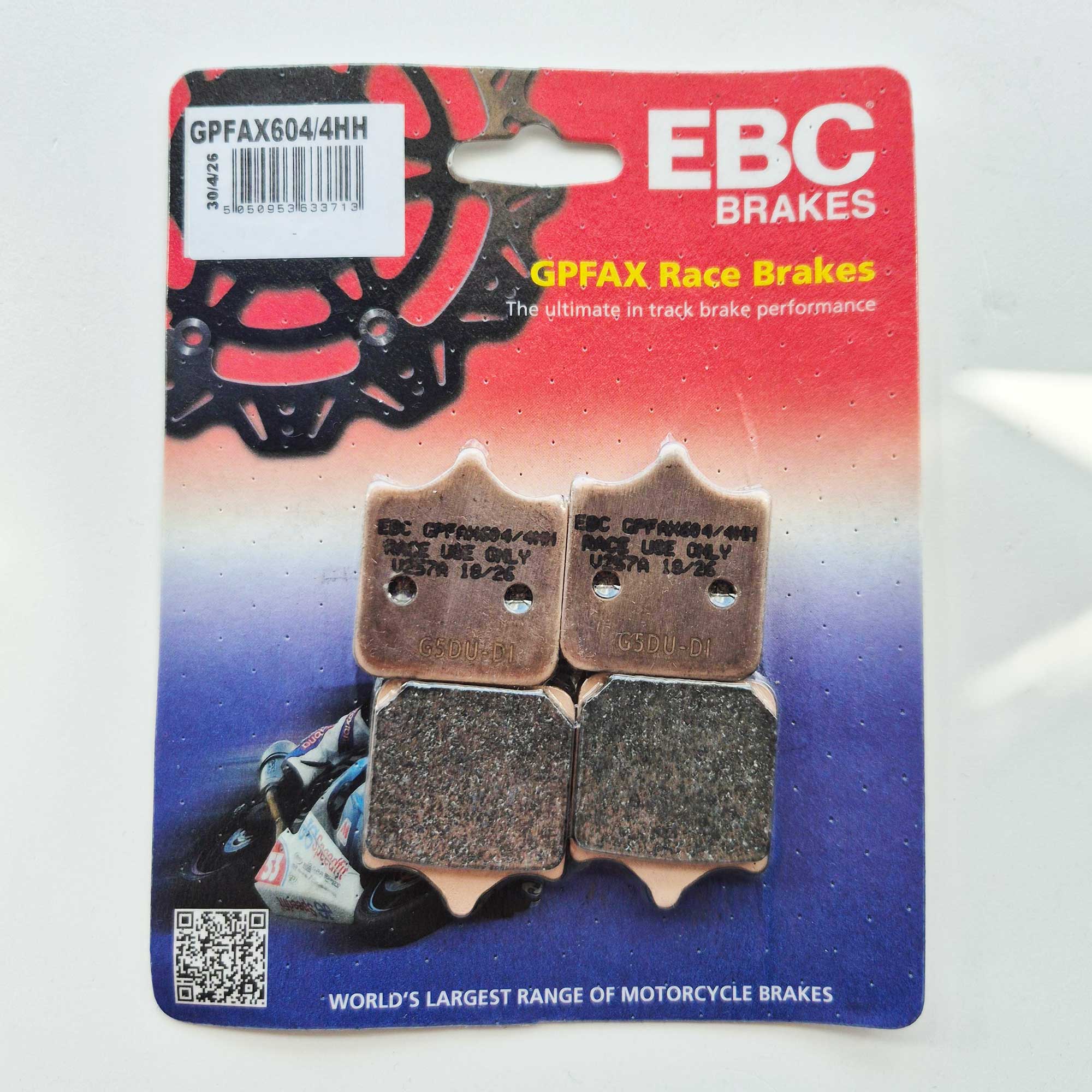 EBC - Brake Pads - GPFAX604/4HH Racing Compound