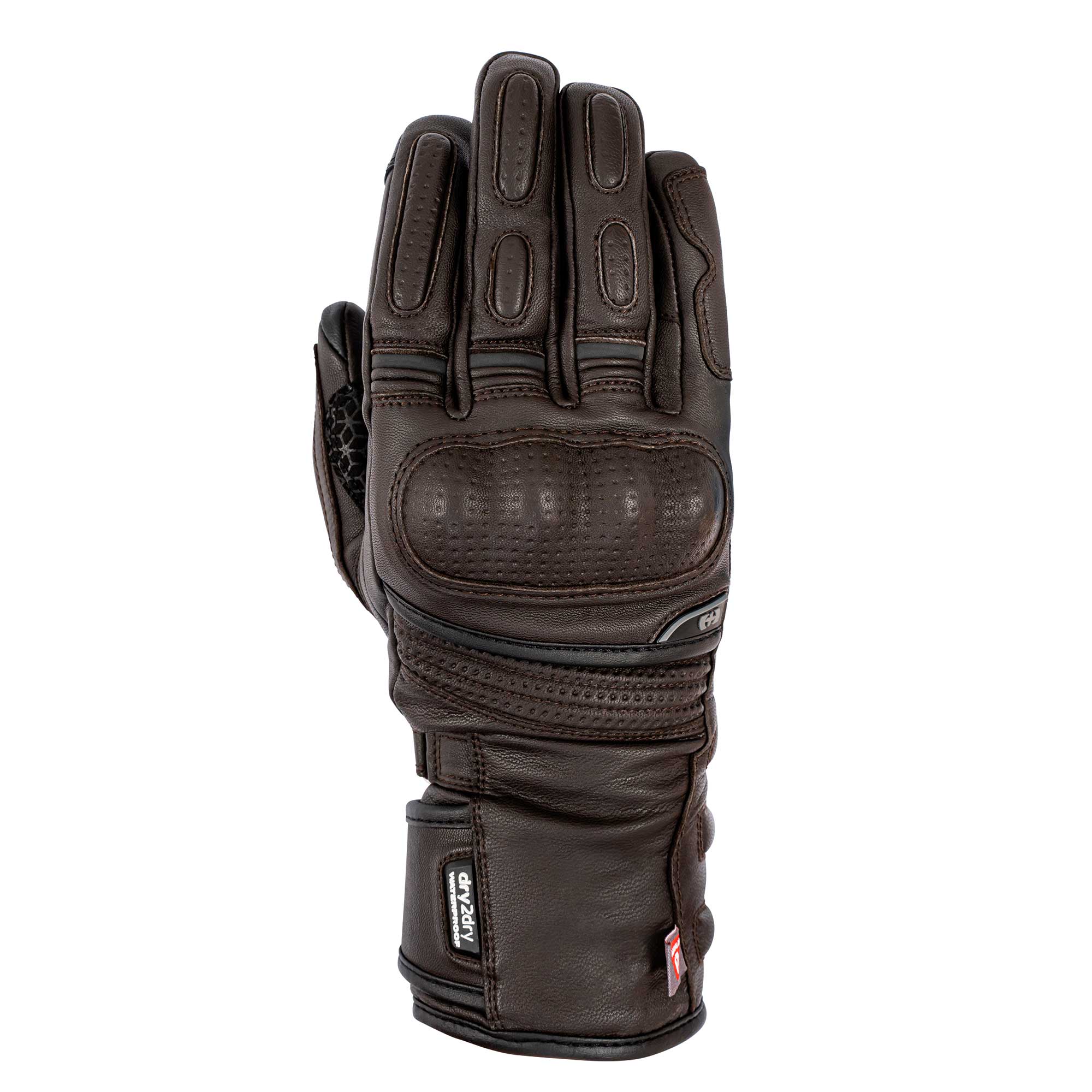 Oxford Women's Hamilton Primaloft Motorcycle Gloves (Brown)