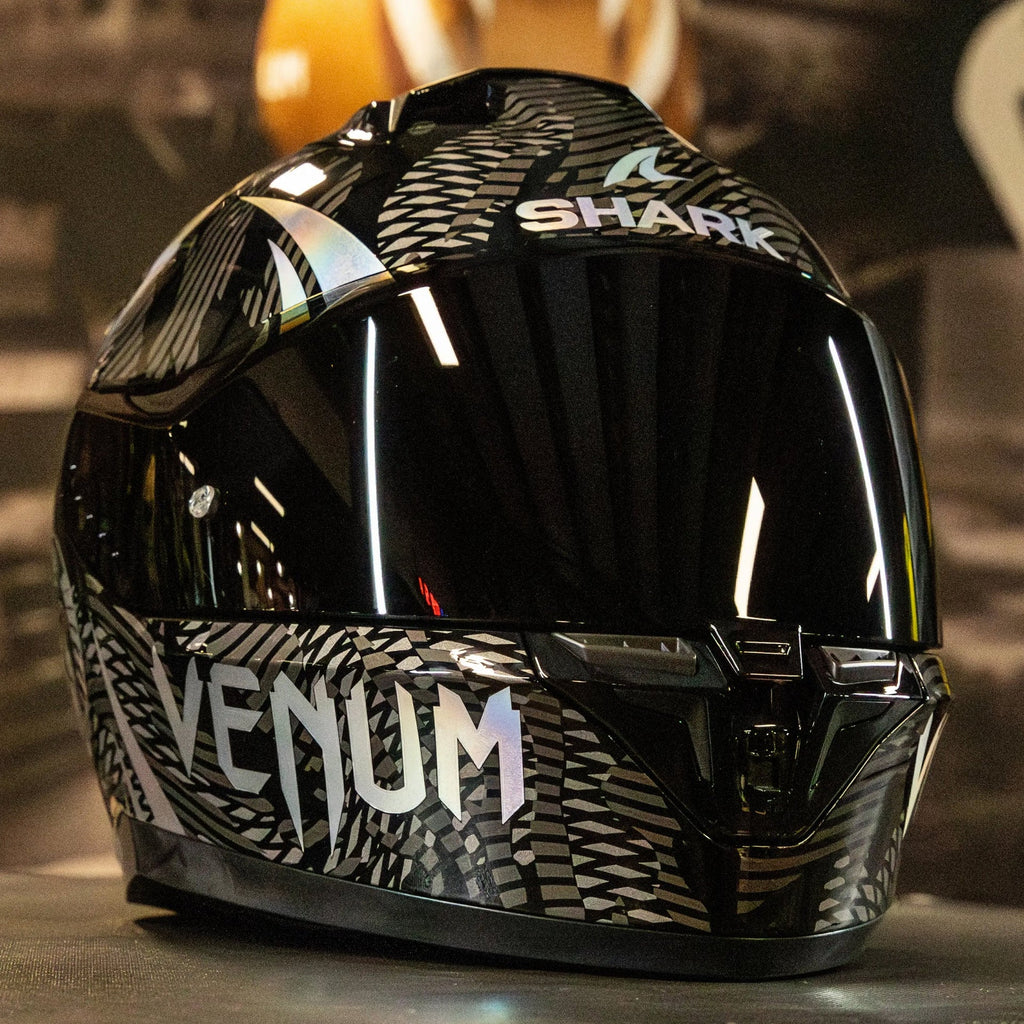 Shark D-Skwal 3 VENUM Helmet (Black/Chrome/Anthracite)