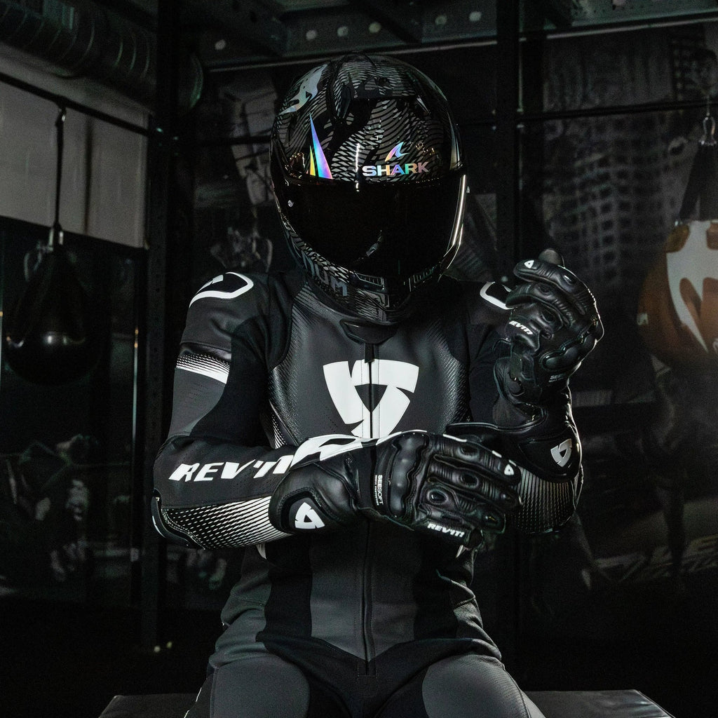 Shark D-Skwal 3 VENUM Helmet (Black/Chrome/Anthracite)