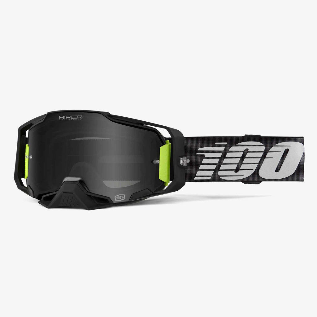 100% MX | MTB Goggles - Armega (TETSUMI) HIPER Black Iridium Lens