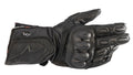 Alpinestars SP-8 HDRY Motorcycle Sports Leather WP Gloves (Black/Black)