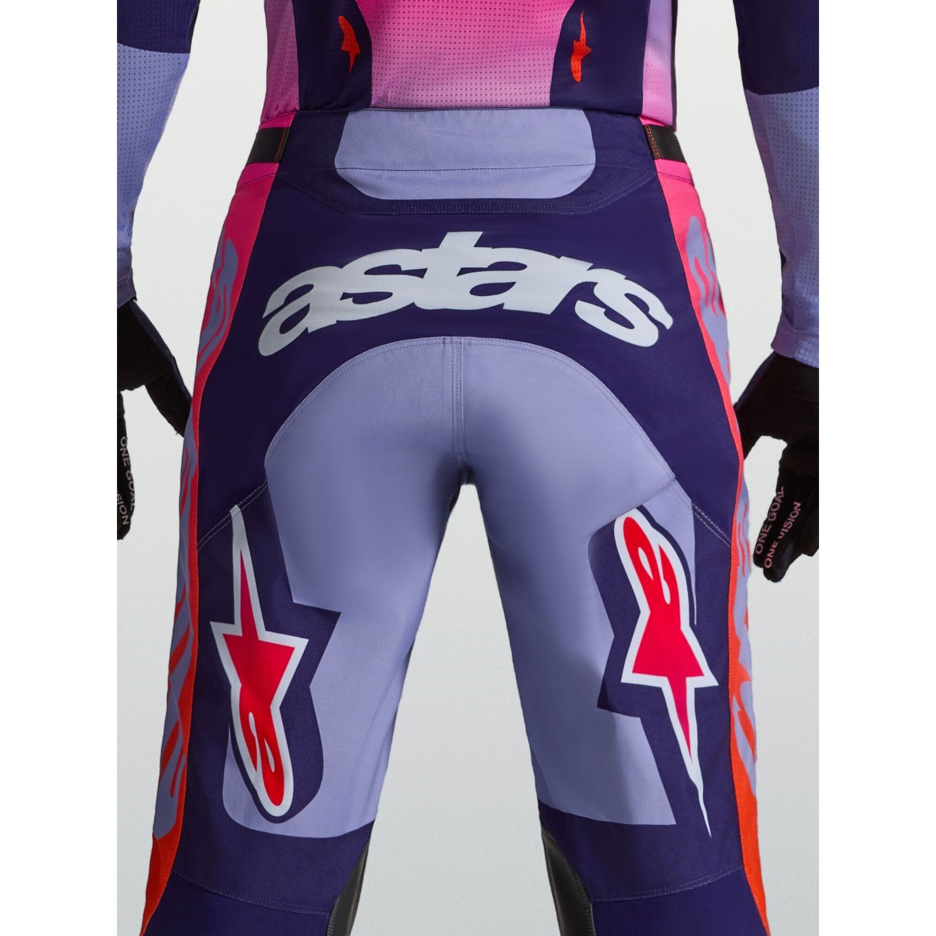 Alpinestars Racer AIR HUNT MX Pants (Light Violet/Deep Purple/Pink Fluo)