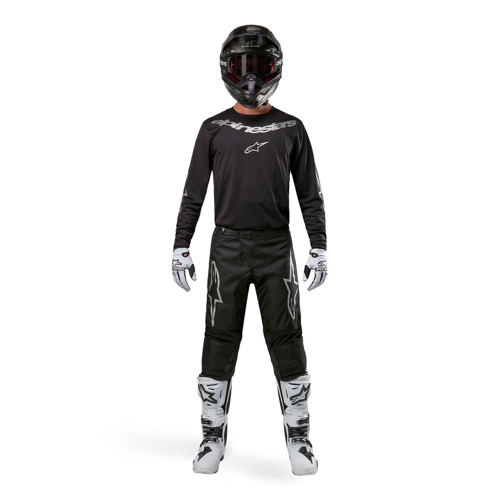Alpinestars Fluid Graphite MX Pants (Black/Silver)