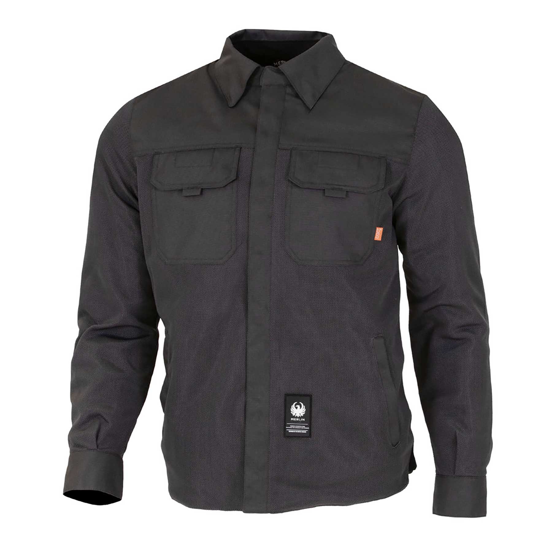 Merlin Aero Mesh D3O Riding Shirt AAA (Dark Grey)