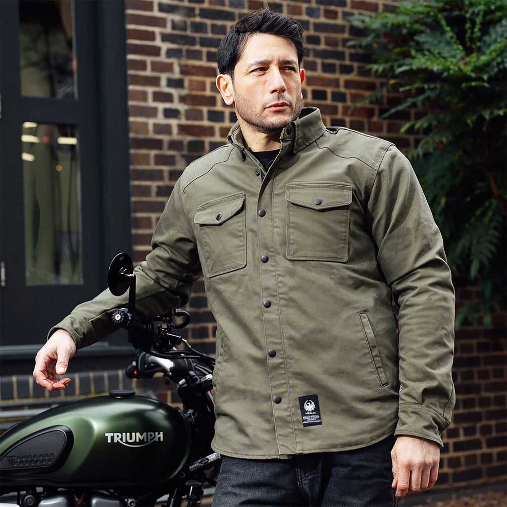 Merlin Renegade Motorcycle Riding Shirt AAA (Green/Ivy)